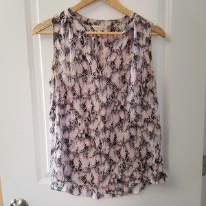 Rebecca Taylor Silk Blouse Size 6  Multicolored